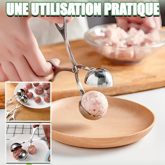 Pince a Boulettes™ en Acier Inoxydable