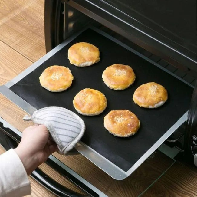 Tapis de Cuisson-Barbecue™ ,Anti Adhésif , réutilisable